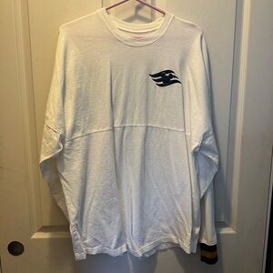 Disney White and Blue Long Sleeve Tee